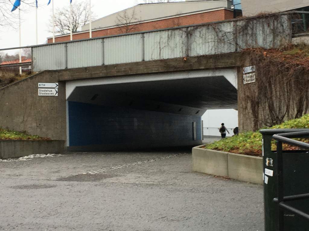 Gångtunnel vid stadshuset