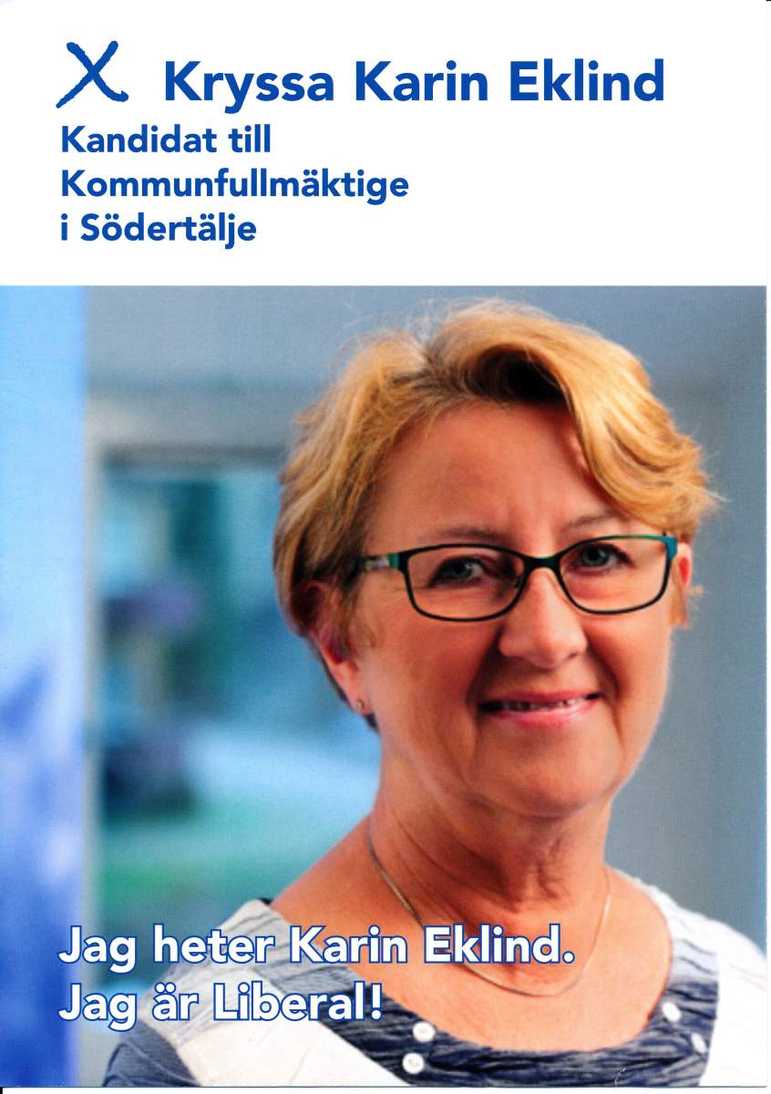 Karin Eklind valpresentation sid 1
