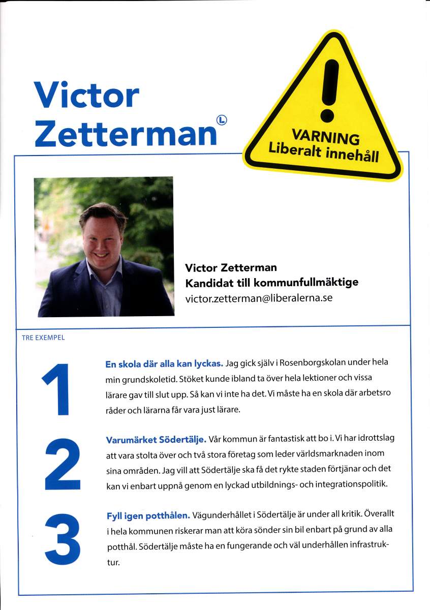 Victor Zetterman valpresentation sid 2